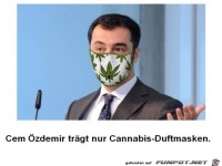Cannabis-Duftmaske
