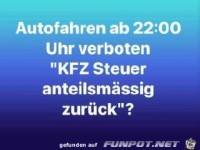 KFZ-Steuer zur�ck