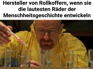 fun-Bild: Rollkoffer-Lärm: Ein humorvoller Blick
