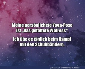 fun-Bild: Super Yoga-Pose