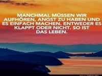 Manchmal muessen wir aufhoeren