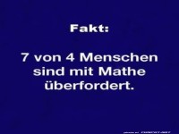 Mathe-Muffel: Die �berw�ltigende Mehrheit