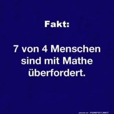 Mathe-Muffel:-Die-&uuml;berw&auml;ltigende-Mehrheit.jpg von Felia-51