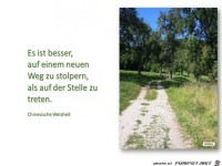es ist besser auf einem neuen Weg