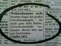 Weihnachtsmann sucht......