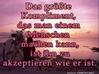 Das groesste Kompliment