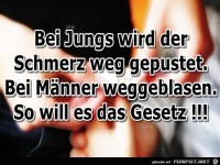 Bei Jungs wird