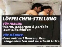 L�ffelchen-Stellung.......