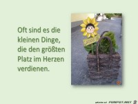 oft sind es die kleinen dinge