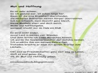 Mut und Hoffnung - Gedicht von Nicole Sunitsch