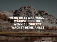 wenn du etwas wagst