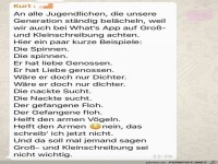 an alle Jugendlichen