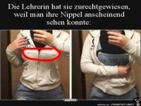 Zurechtweisung wegen angeblicher