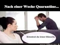Nach einer Woche Quarant�ne