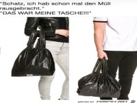 Tasche sieht aus wie M�llsack
