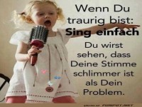 Lustiger Tipp gegen Traurigkeit: Einfach singen