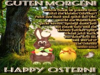 Frhliche Ostern mit sem Ostergru