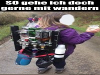 Mit Bar auf dem Rcken: Wanderlust 2.0