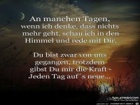An manchen Tagen