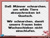 Das Schnarchen hat einen Grund