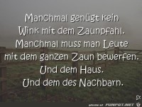 Manchmal