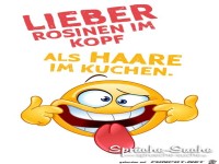 Lieber Rosinen im Kopf