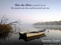 Ehre die Alten...