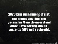 2020 kurz zusammengefasst