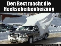 Bisschen vom Schnee befreit