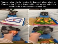 Bl�der Pizzabelag