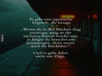 Zug der Erkenntnis: Aussteigen empfohlen!