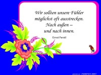 Wir sollten unsere Fhler ausstrecken