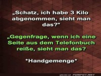 Schatz und die Telefonbuch-Di�t