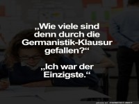 Pr�fungsangst oder Einsamkeit?