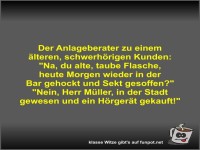 Der Anlageberater zu einem �lteren