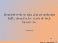 einen Fehler