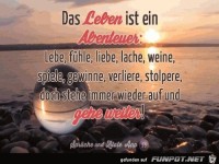 das Leben ist ein Abenteuer