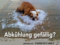 Abk�hlung erforderlich