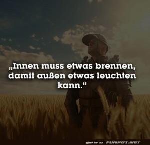 herz-Bild: Innen muss was brennen