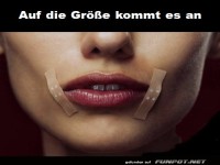 Die Gr��e spielt eine Rolle