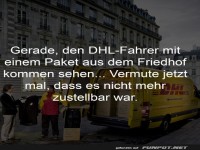 DHL-Fahrer und das mysteri�se Paket