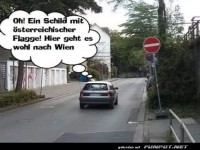 Kreativer Verkehrsschilder-Humor