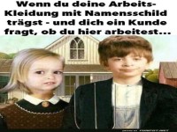 Wenn das Namensschild nicht reicht