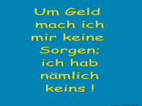 Finanzsorgen? Nicht mit mir!