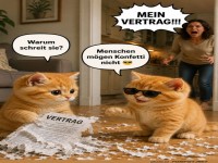 K�tzchen als wilde Vertragsbeender!