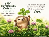 Gl�cksschweinchen mit Kleeblatt-�berraschung!