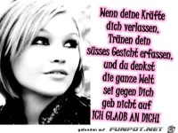 ich glaub an dich 