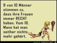 9 von 10 Maennern.....