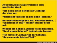 J�ger verirren sich im Wald