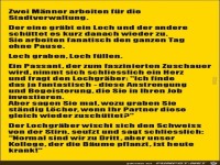 zwei M�nner arbeiten f�r die Stadtverwaltung...